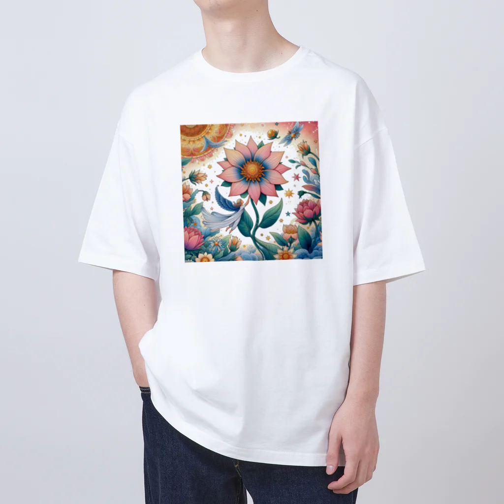 momoart8888の天使のいる世界 Oversized T-Shirt