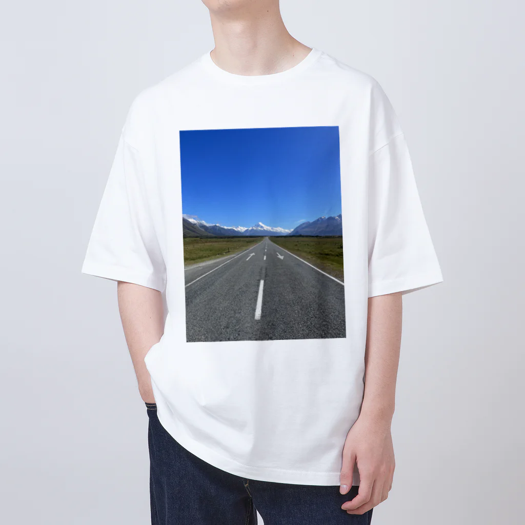 monkey_tkのmy way Oversized T-Shirt