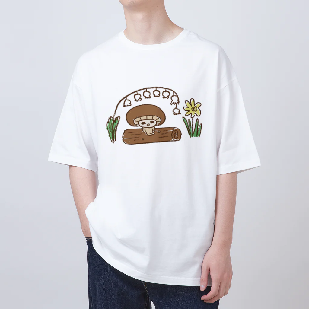 ねずみさんのブティックのしいたけまうすのはる Oversized T-Shirt