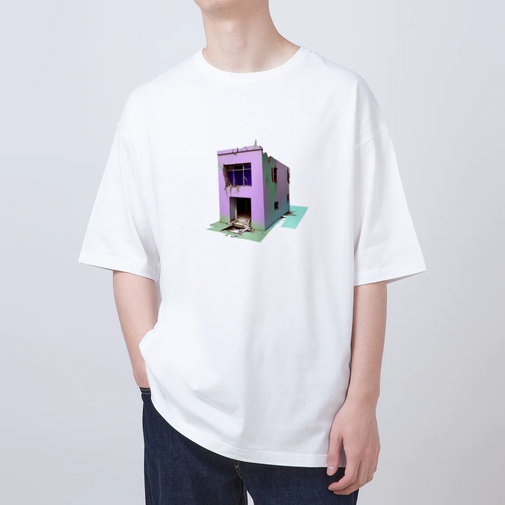 Buildingsの廃墟 13 オーバーサイズTシャツ