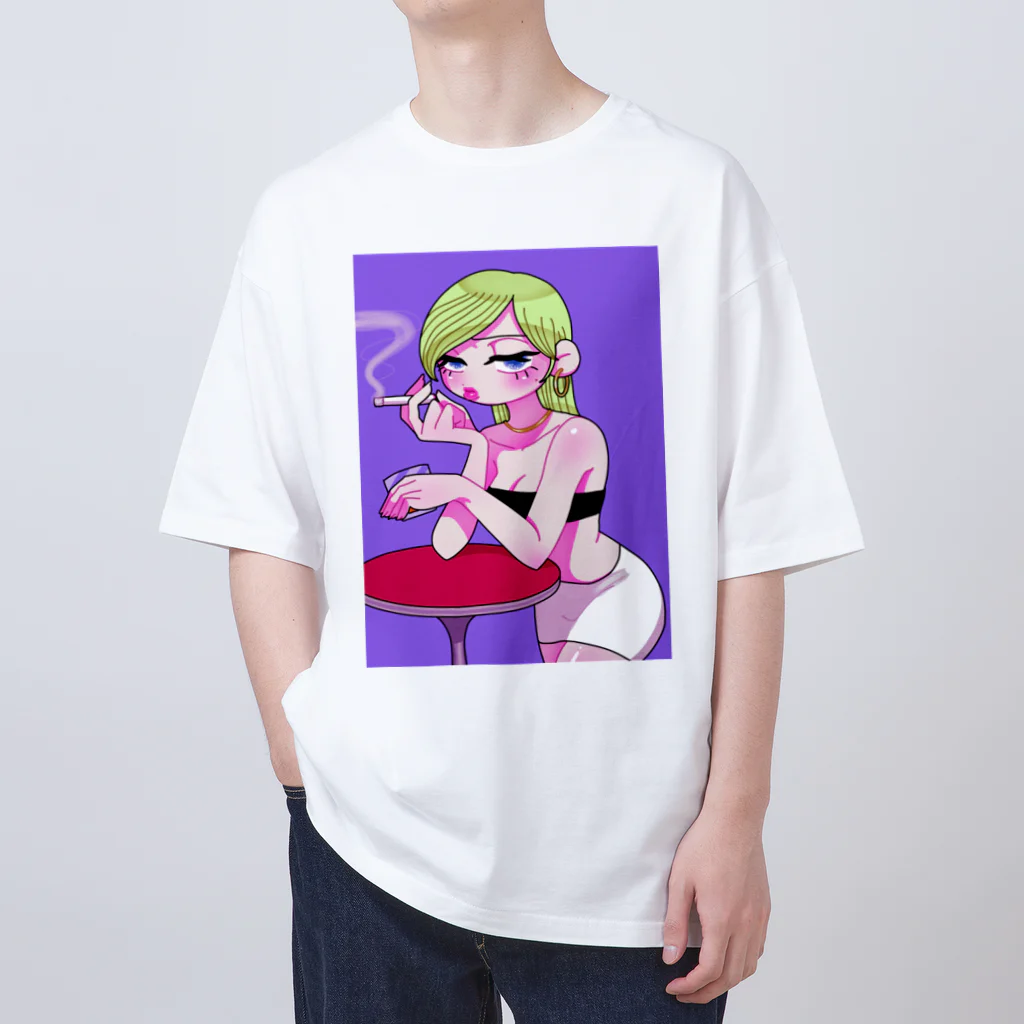 愚かの酒とタバコ Oversized T-Shirt