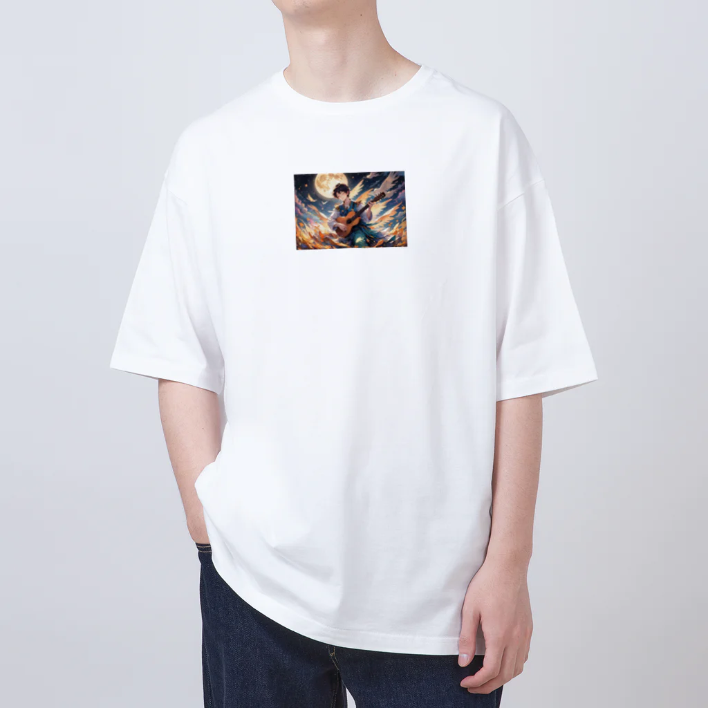 EijiPonのアコギと少年 Oversized T-Shirt