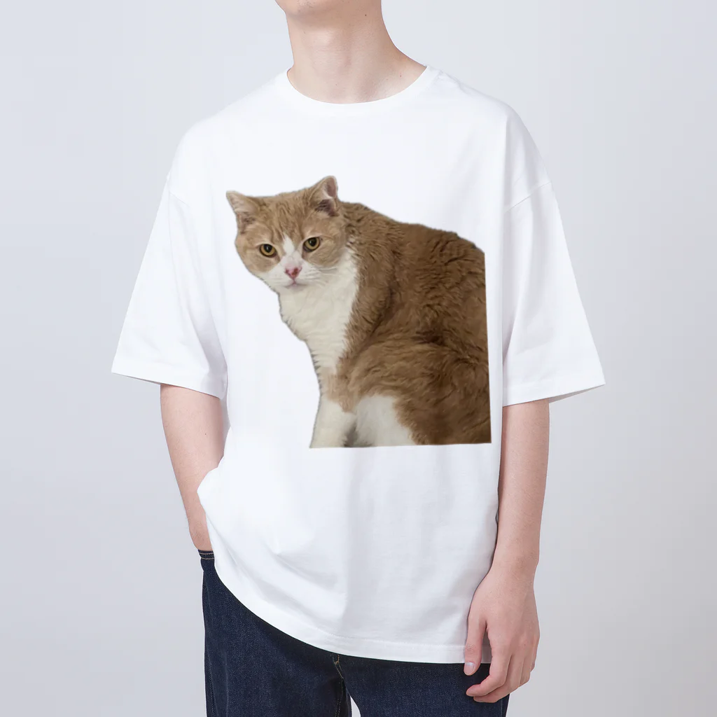 Mashlyのマシロくん猫グッズ オーバーサイズTシャツ