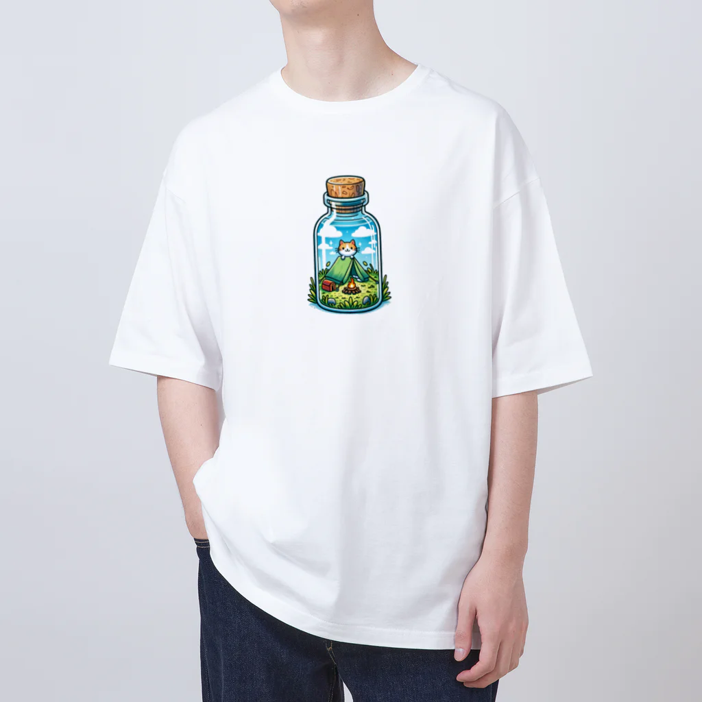 EseCAMPの瓶CAT Oversized T-Shirt