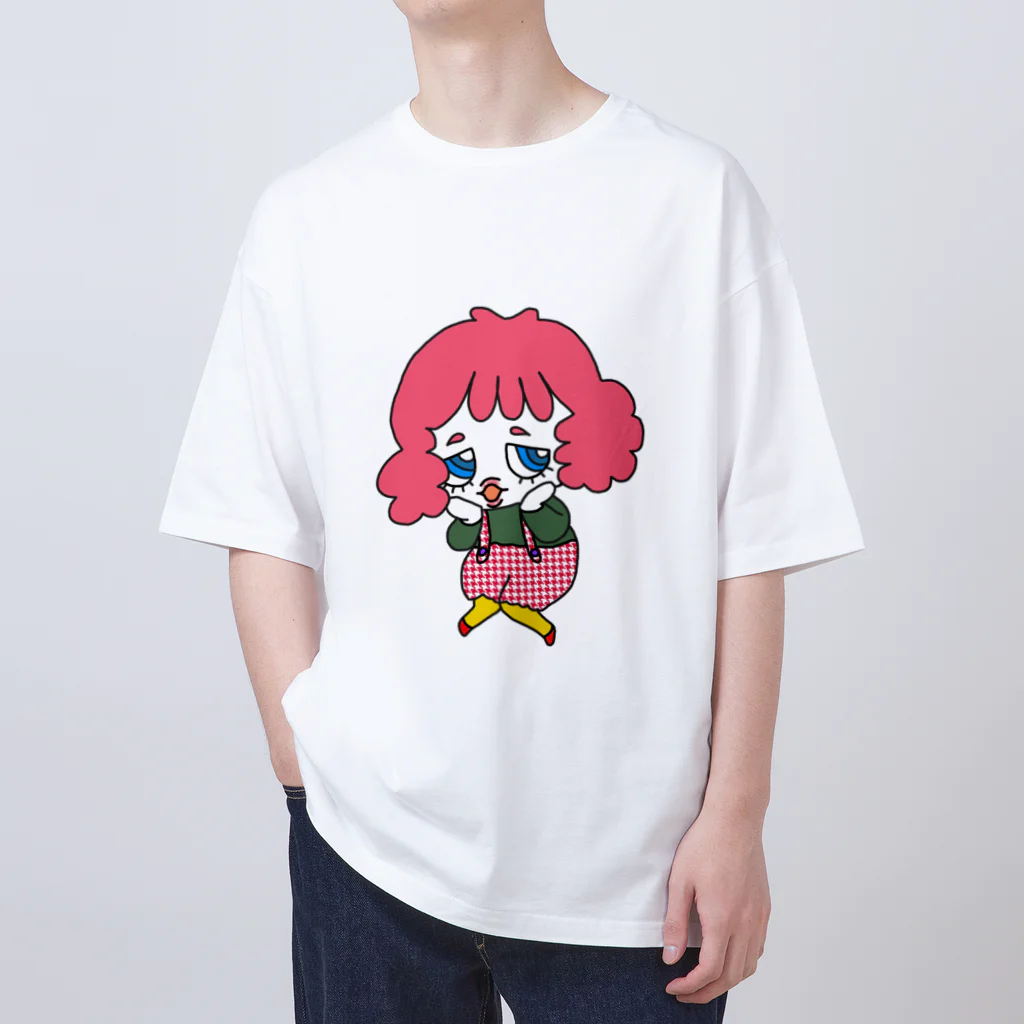 Donguri モンブランのもじもじPINKちゃん Oversized T-Shirt