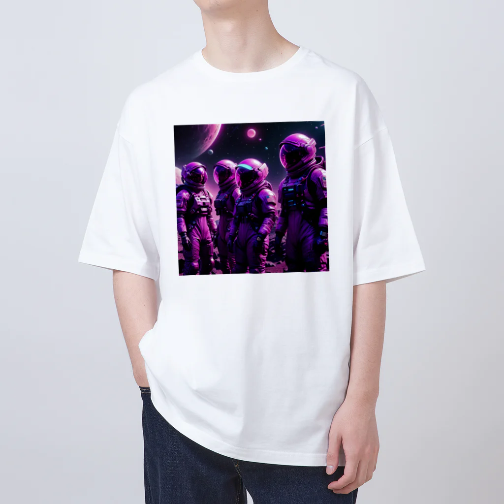 LUF_jpsのPurples オーバーサイズTシャツ