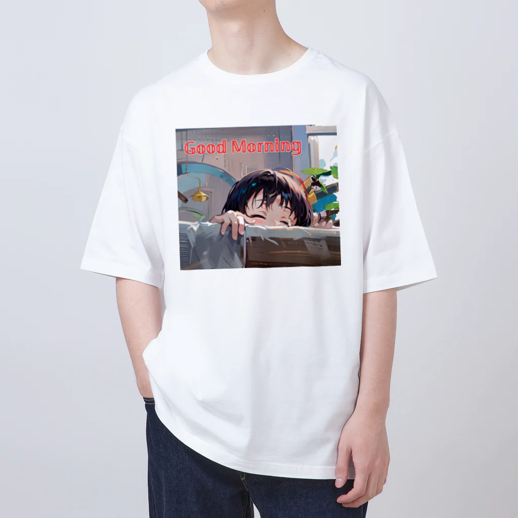 SASARiNS の𝐺𝑜𝑜𝑑 𝑚𝑜𝑟𝑛𝑖𝑛𝑔 オーバーサイズTシャツ