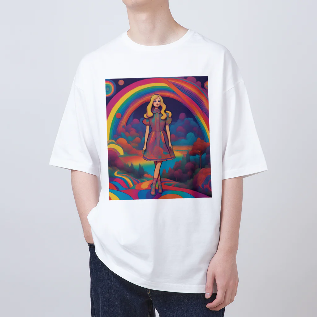 Unique Existenceのpsych girl Oversized T-Shirt