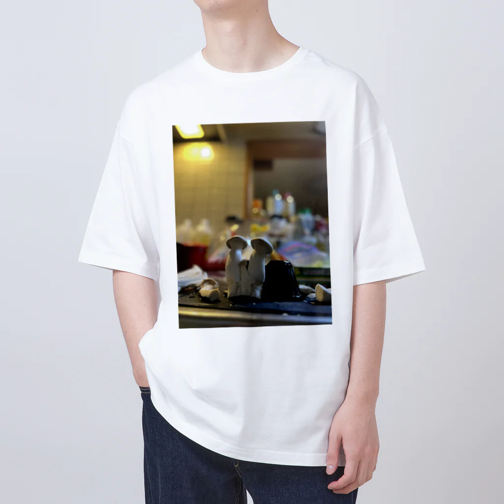 Fa-faN STの親子エリンギの散歩 Oversized T-Shirt