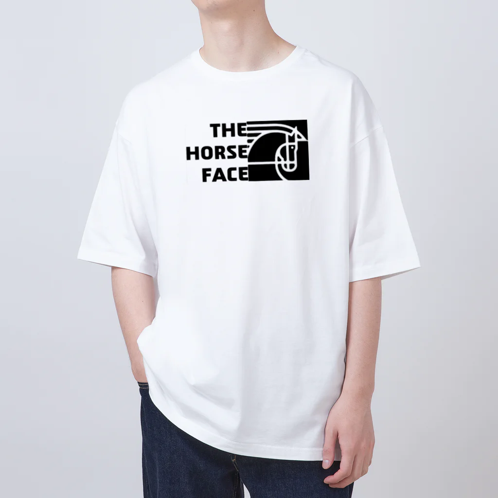 ロゼットステーブル お馬の雑貨屋さん🏇のThe Horse Face改 Oversized T-Shirt