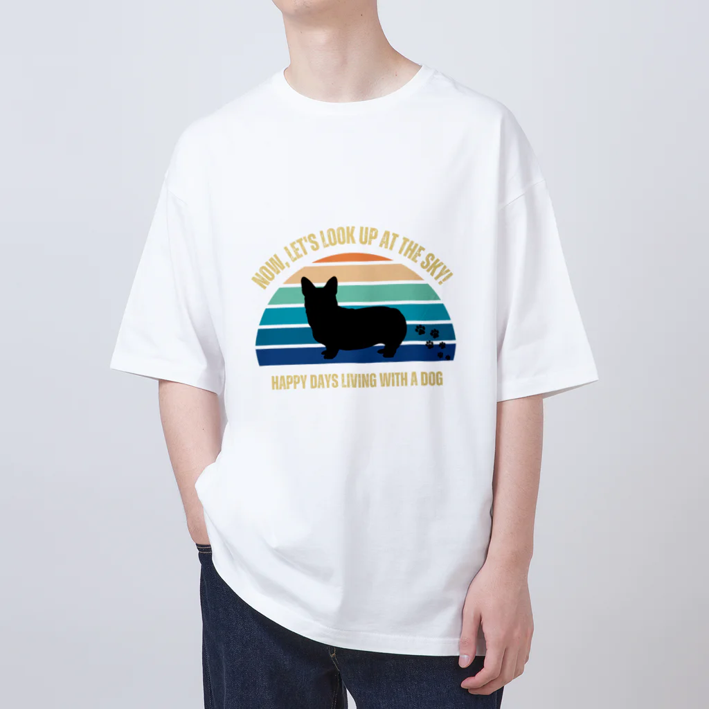 dreamy-designのわんちゃん　コーギー Oversized T-Shirt