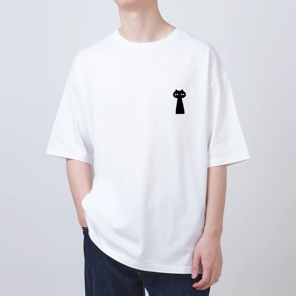 Aimonのくろねこ　１号 Oversized T-Shirt