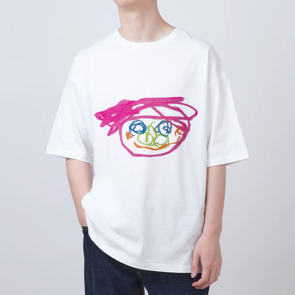 tomorhythmの髪が短いおんな " カエルにんげん  " Oversized T-Shirt