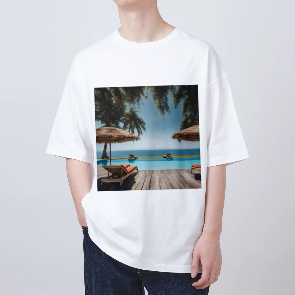 KAZAGULIのリゾートライフ Oversized T-Shirt