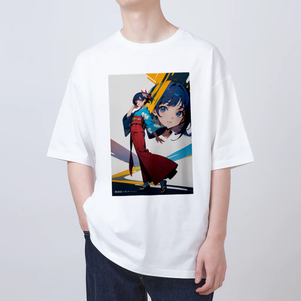 限界オタクの新境地の西条渚【和服ver】 Oversized T-Shirt