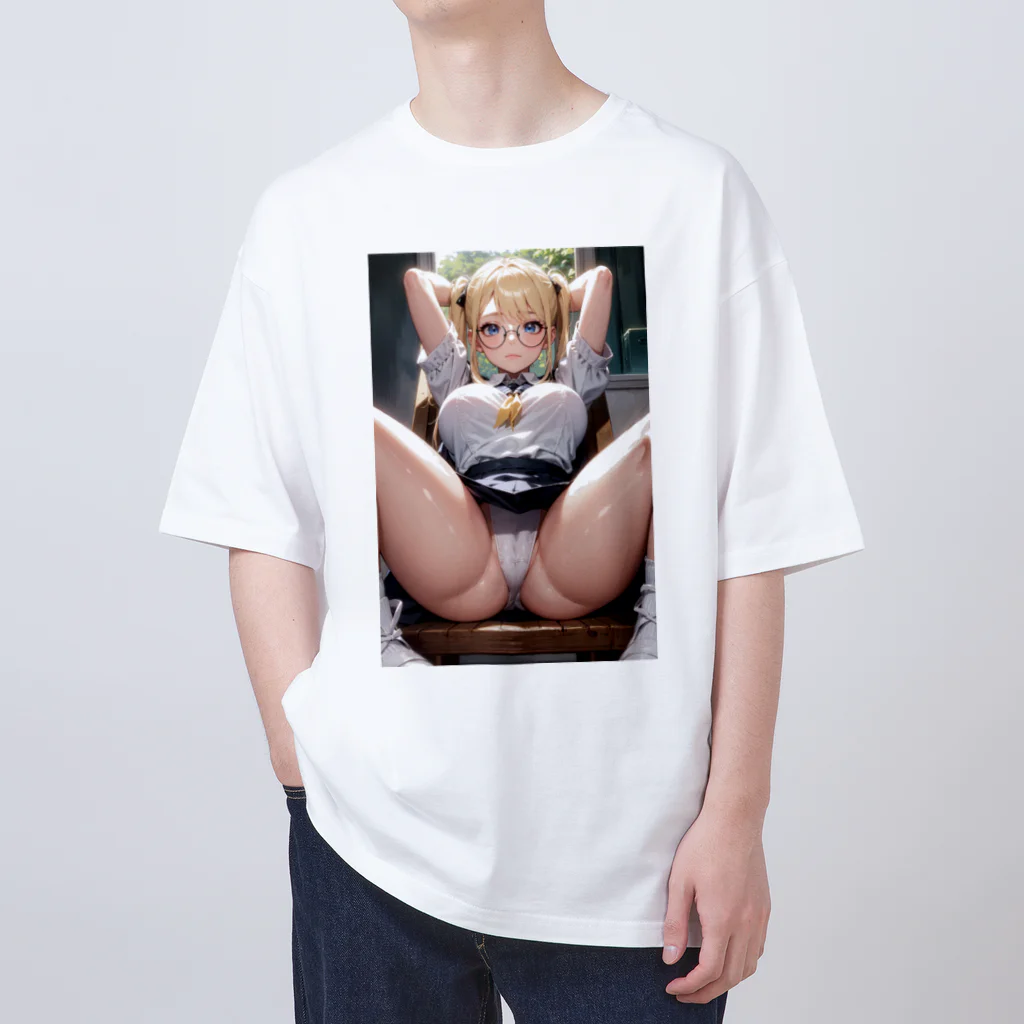 美少女学院の金髪美少女　七海ちゃん Oversized T-Shirt