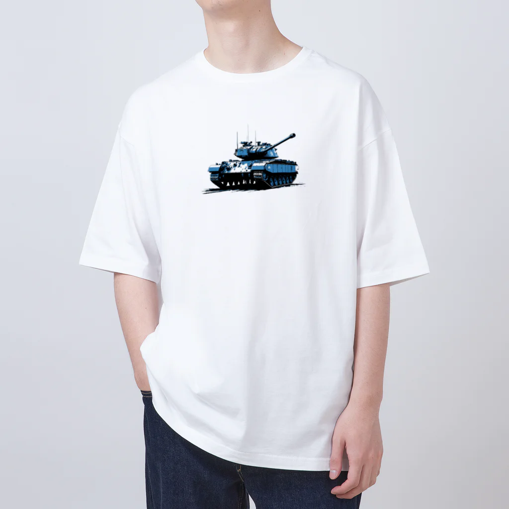 mochikun7の戦車イラスト01 Oversized T-Shirt