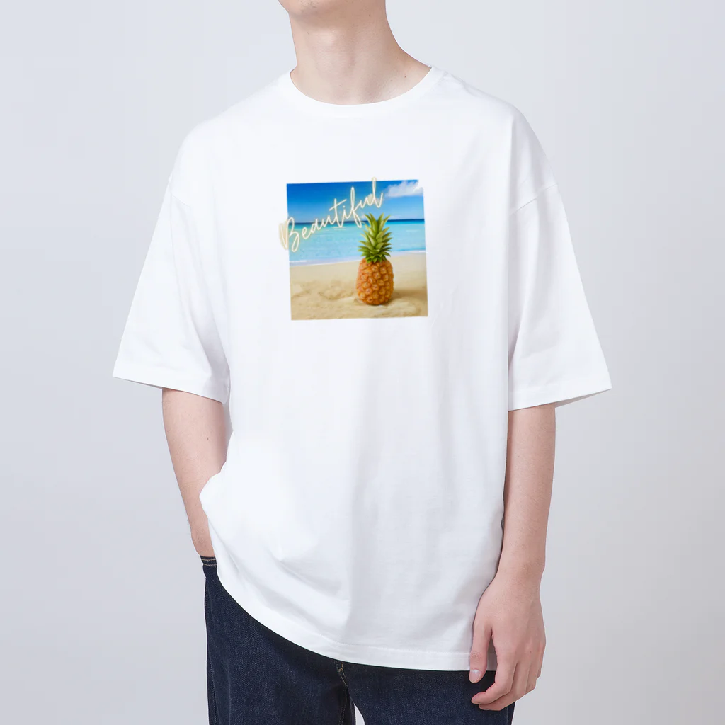 ぱいなっぷる王国のパイナップルシリーズ Oversized T-Shirt