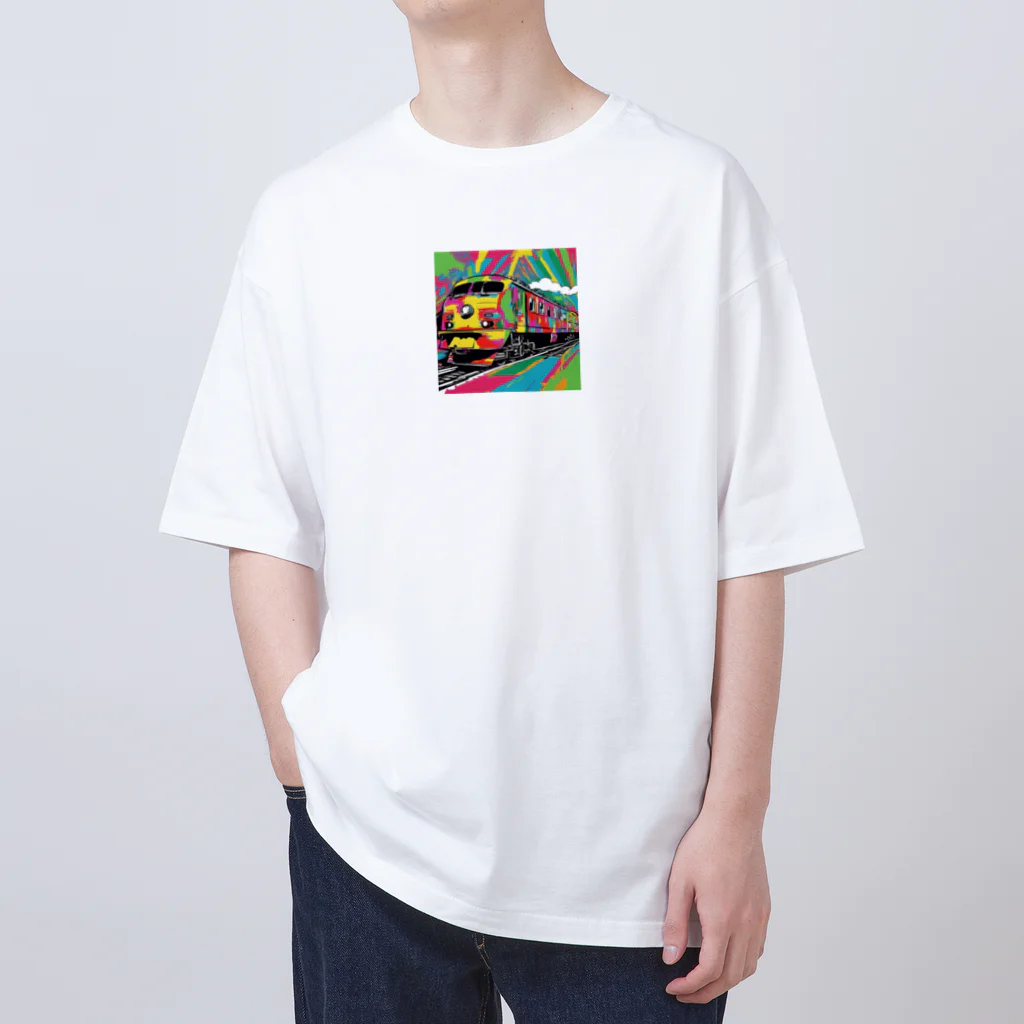 NeoPopGalleryのPOPARTtrain Oversized T-Shirt