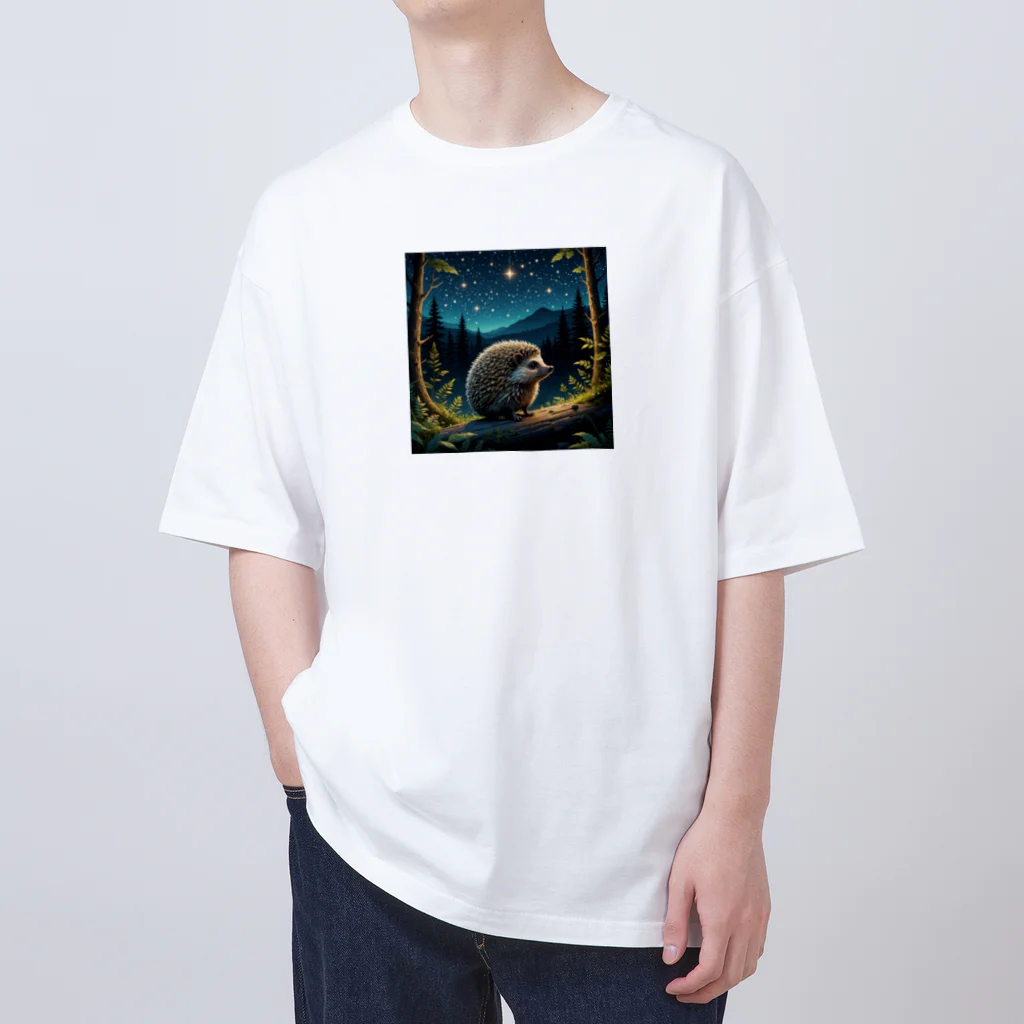 Enchanted Charm EmporiumのTwinkle Hedgehog ("ツィンクルハリネズミ") Oversized T-Shirt