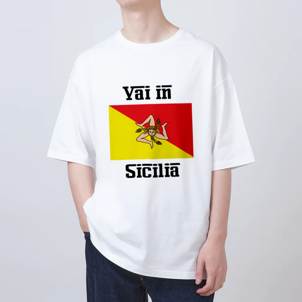 Tee Horizonの【旅行シリーズ】Val in Sicilia （シチリアへ行け） オーバーサイズTシャツ