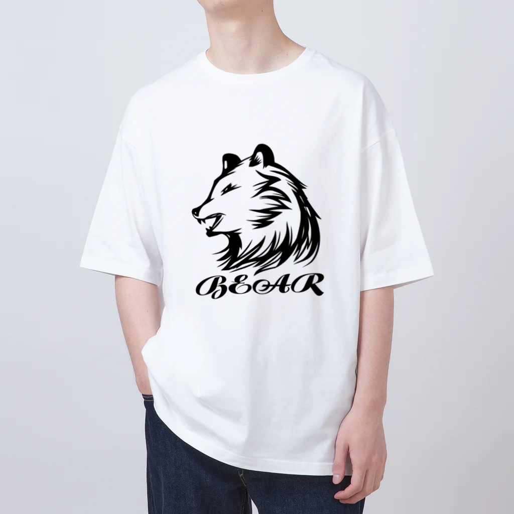 chicodeza by suzuriのベアー　トライバル Oversized T-Shirt