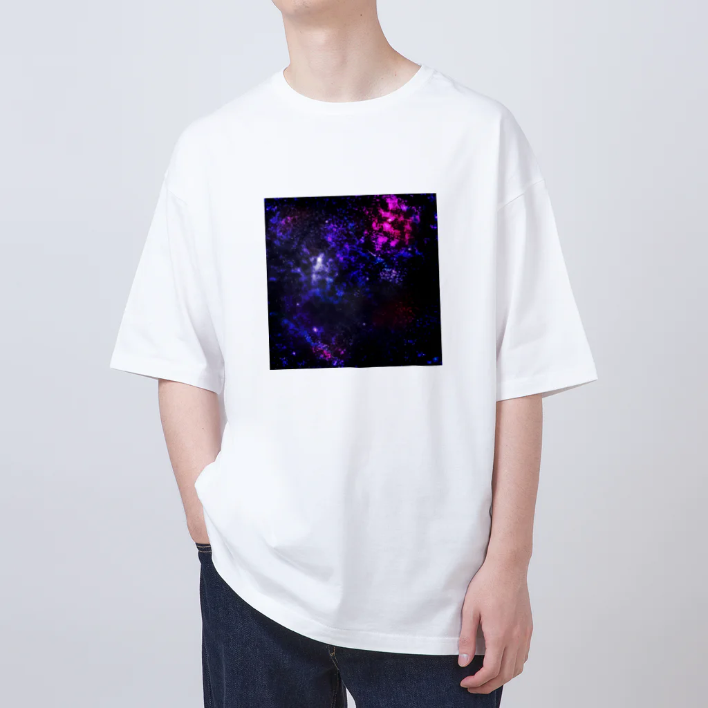 MISHIMAのピンクめな宇宙 オーバーサイズTシャツ