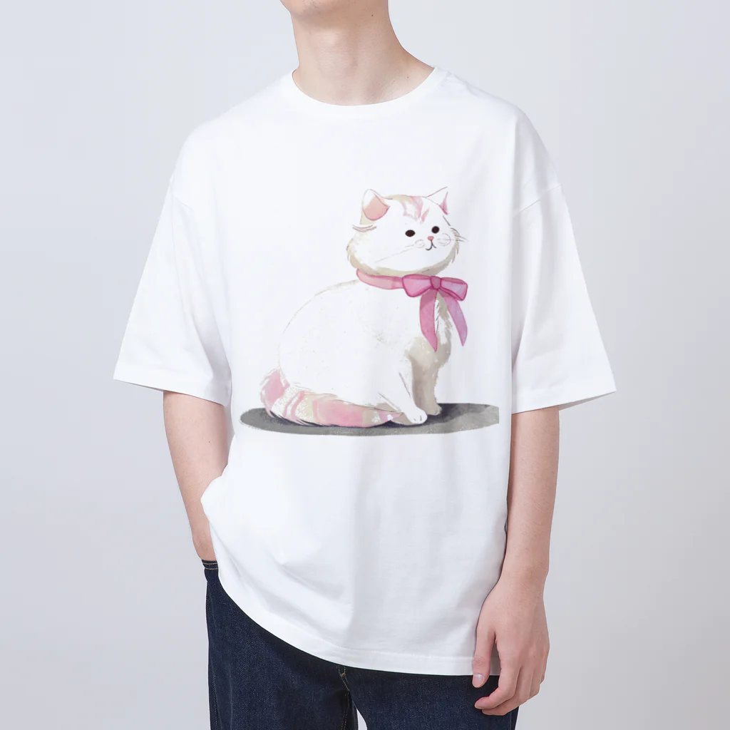 rinrinのふわふわ猫ちゃん Oversized T-Shirt