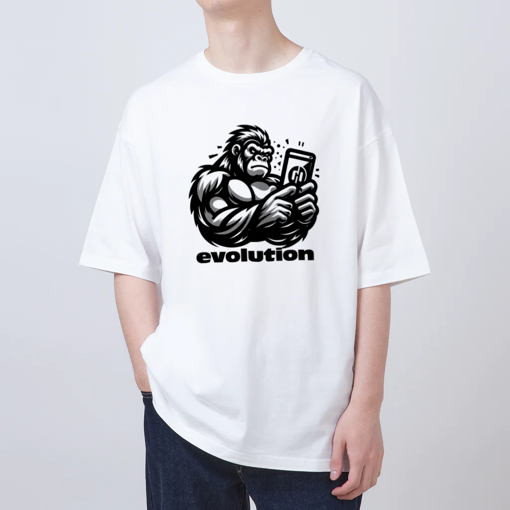 shime_savaの進化したゴリ オーバーサイズTシャツ