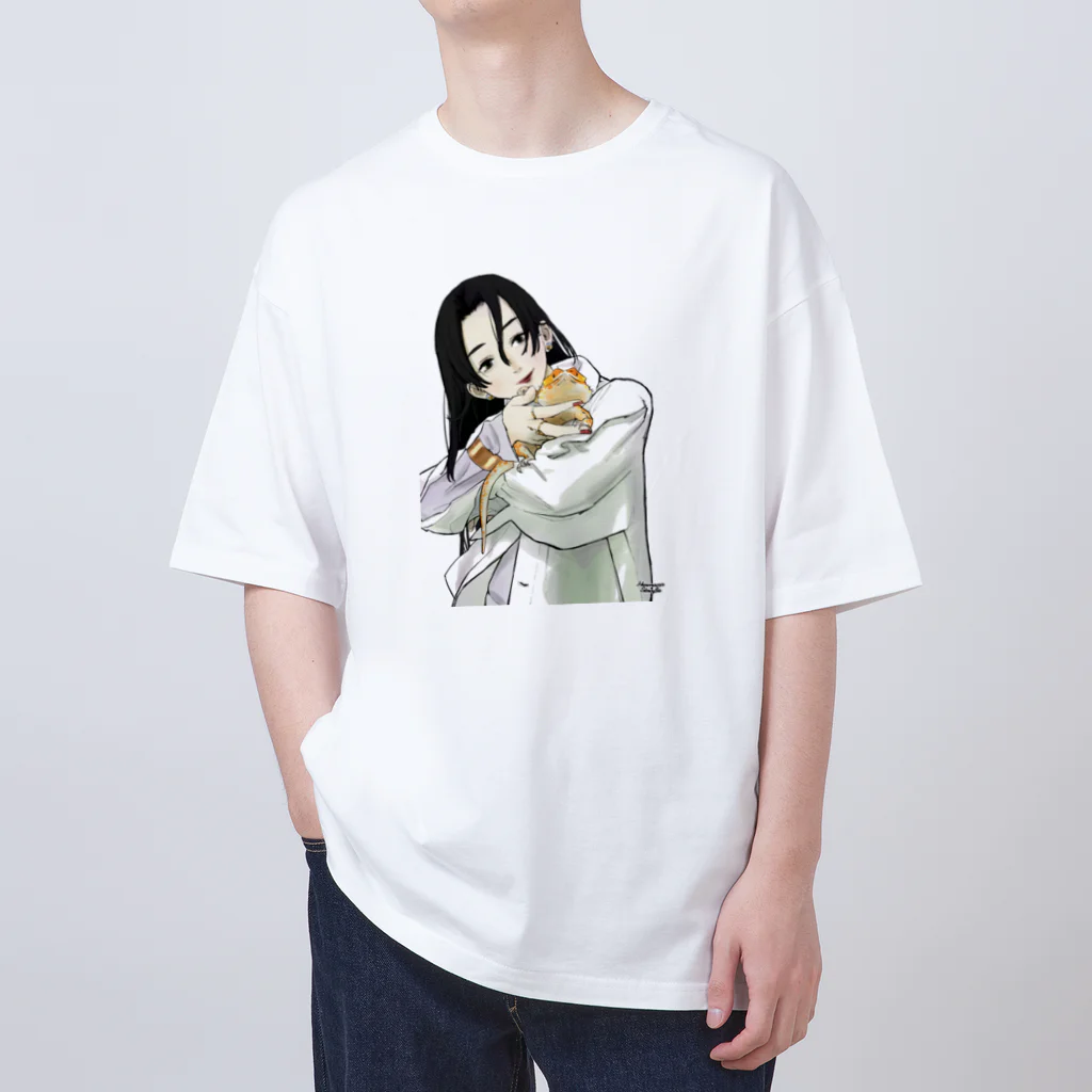 HermannStrasseのフトアゴと女の子 Oversized T-Shirt