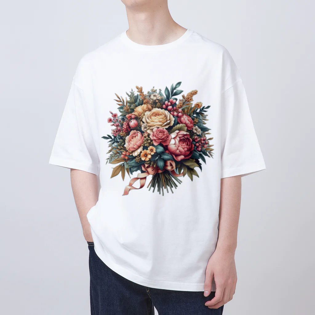 riotriffs_punksの花束 Oversized T-Shirt