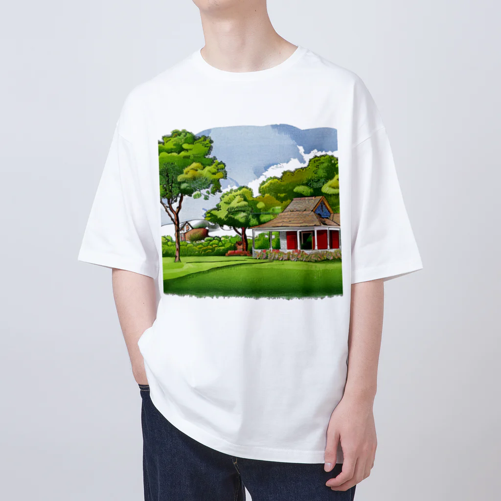 positive_poem05の作詩場所の風景 Oversized T-Shirt