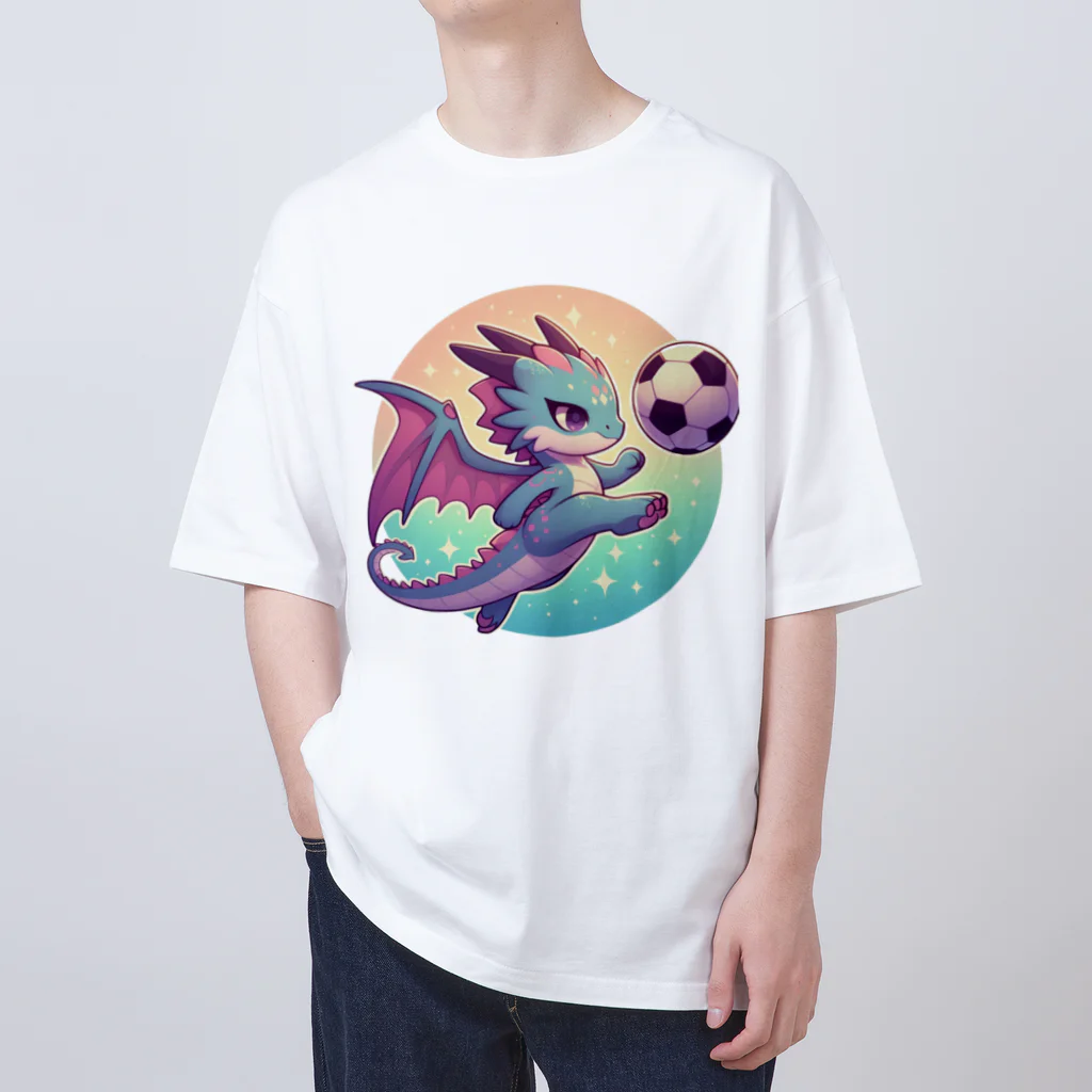 幸運アイテムデポの幸運の翼ドラゴンキック Oversized T-Shirt