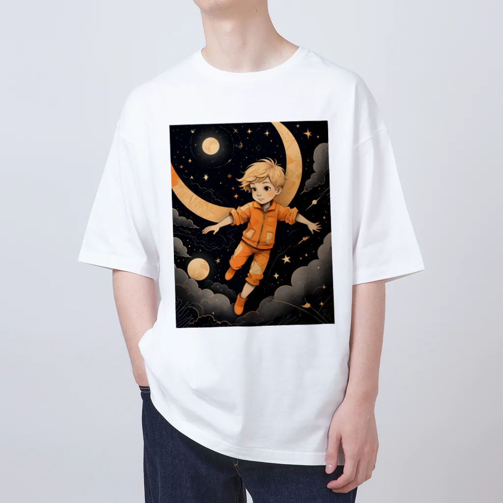 AI Fantasy Art Shopのnight adventure① Oversized T-Shirt