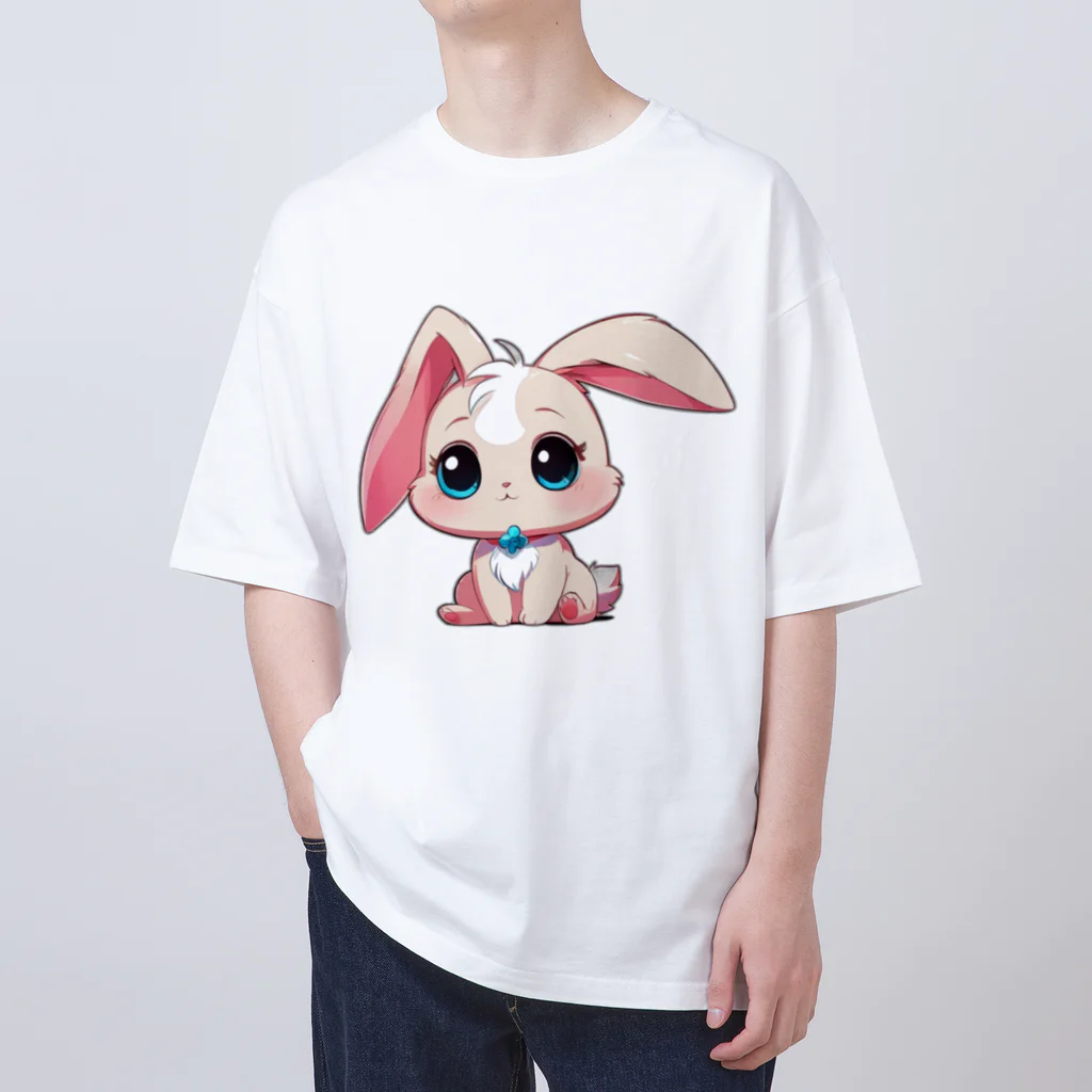 ちょっといいSHOPのちびアニマル（うさぎ） Oversized T-Shirt