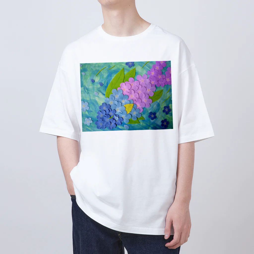 つぎの勿忘草　ワスレナグサ Oversized T-Shirt