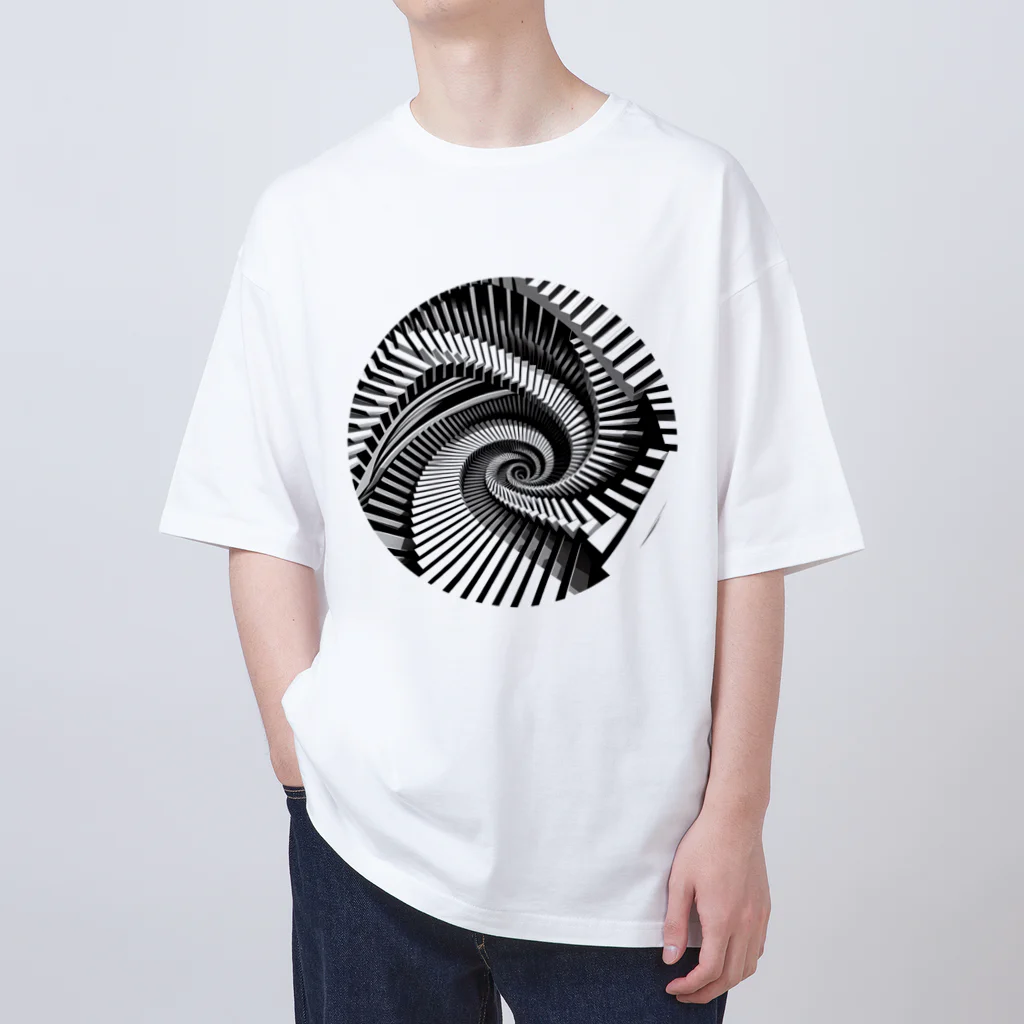 riotriffs_punksのspiral オーバーサイズTシャツ