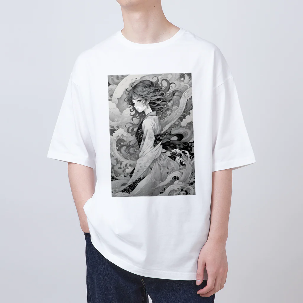 AI Fantasy Art Shopの【限定商品】Chaos④ Oversized T-Shirt