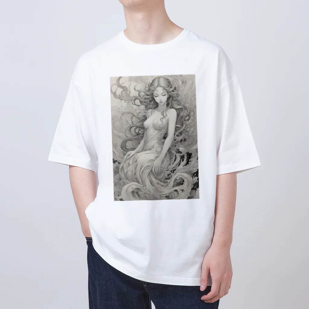 AI Fantasy Art Shopの【限定商品】Chaos⑧ Oversized T-Shirt