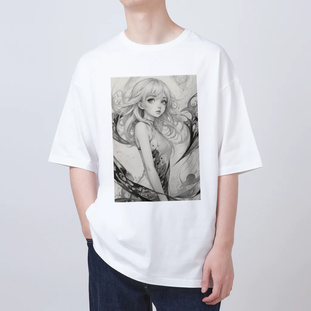 AI Fantasy Art ShopのCollapse② Oversized T-Shirt