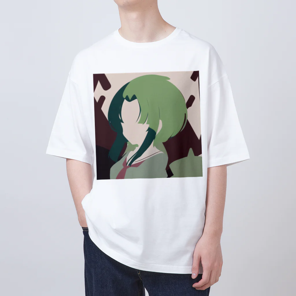 Riollaの緑の女の子 Oversized T-Shirt