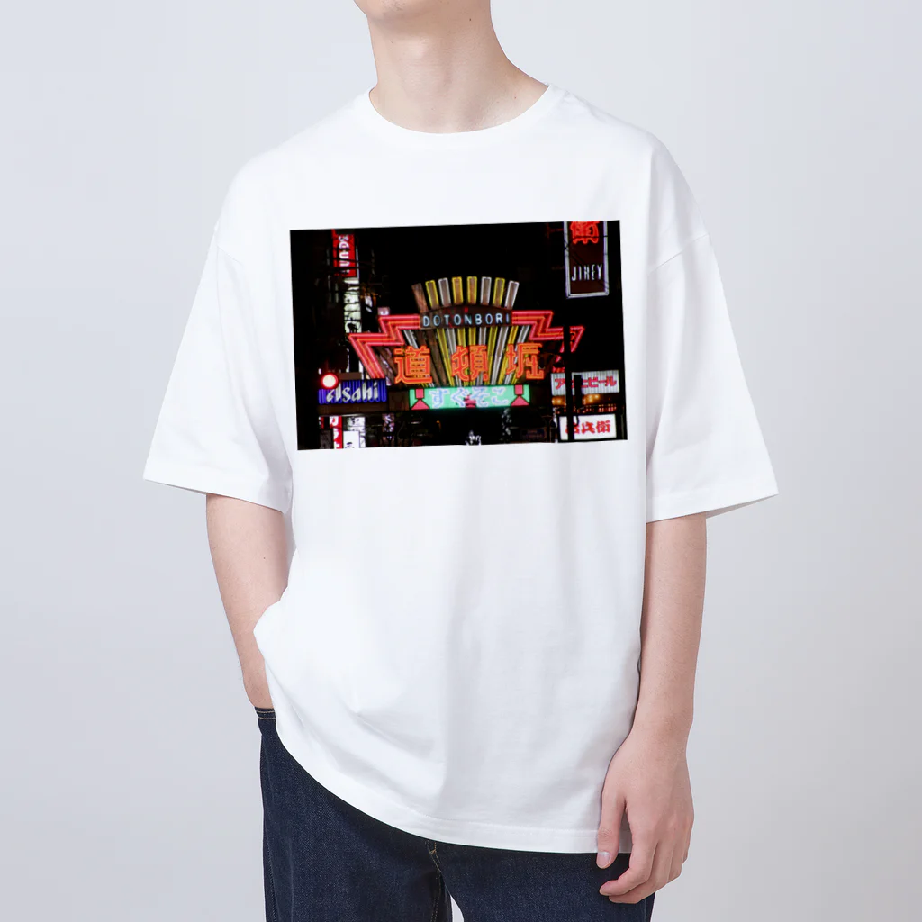 DEEP案内編集部の道頓堀 Oversized T-Shirt