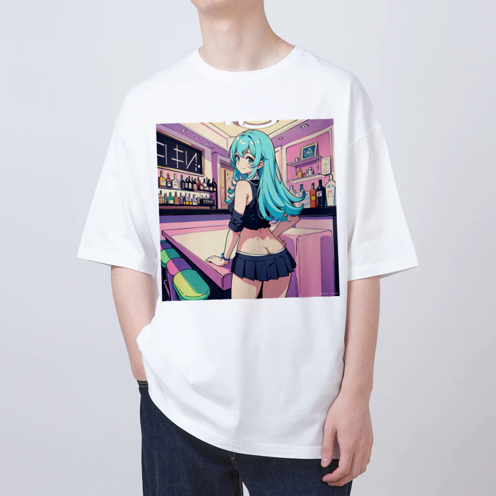 yozoraniyumeoの魔法バーテンダー少女 Oversized T-Shirt