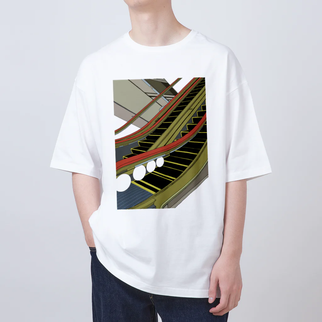 Nmeyaのエスカレーター Oversized T-Shirt