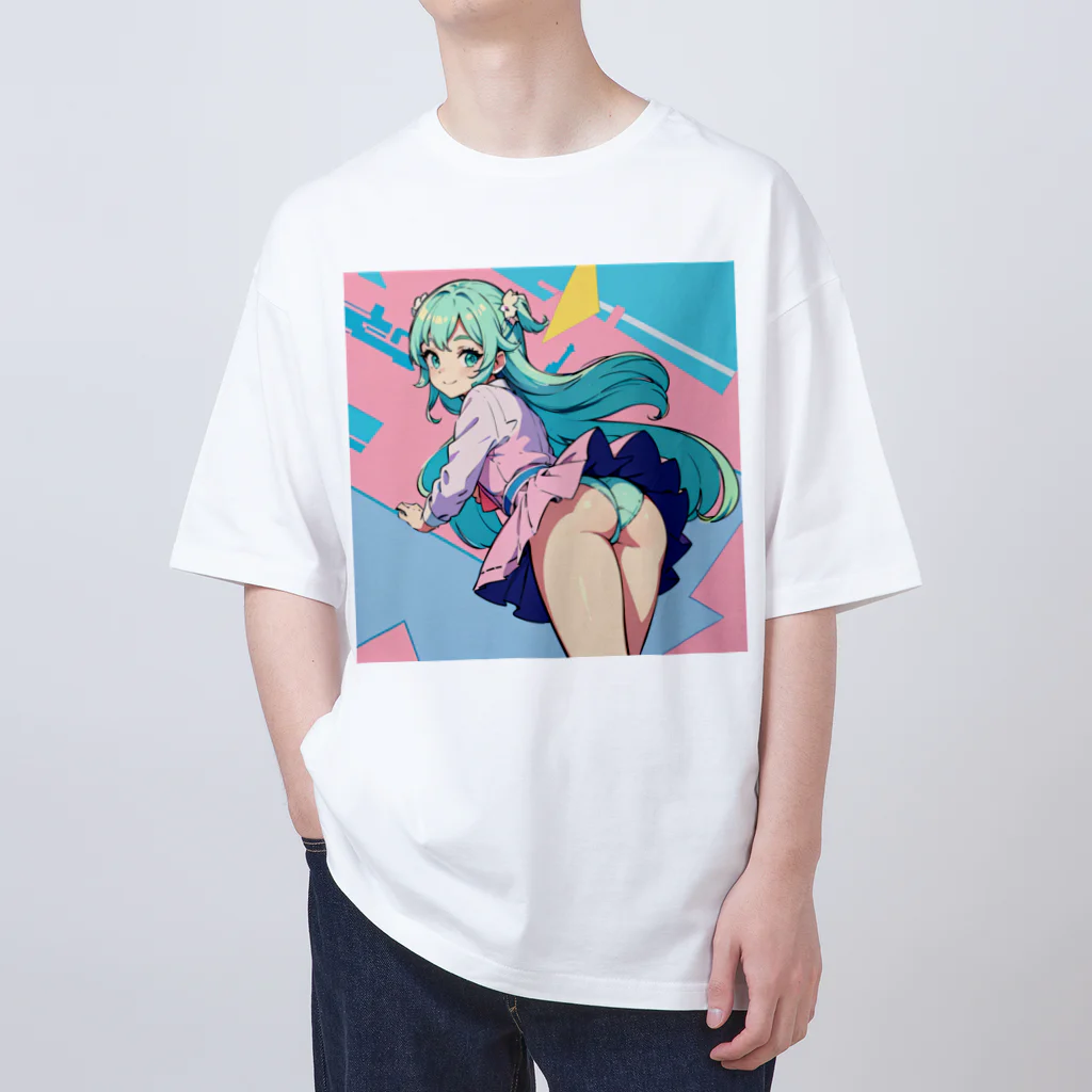 yozoraniyumeoの魔法女子中学少女 Oversized T-Shirt