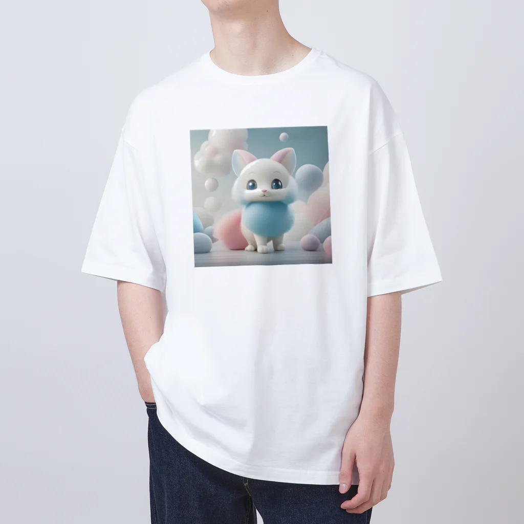 chan-takehaniの夢幻の猫界 オーバーサイズTシャツ