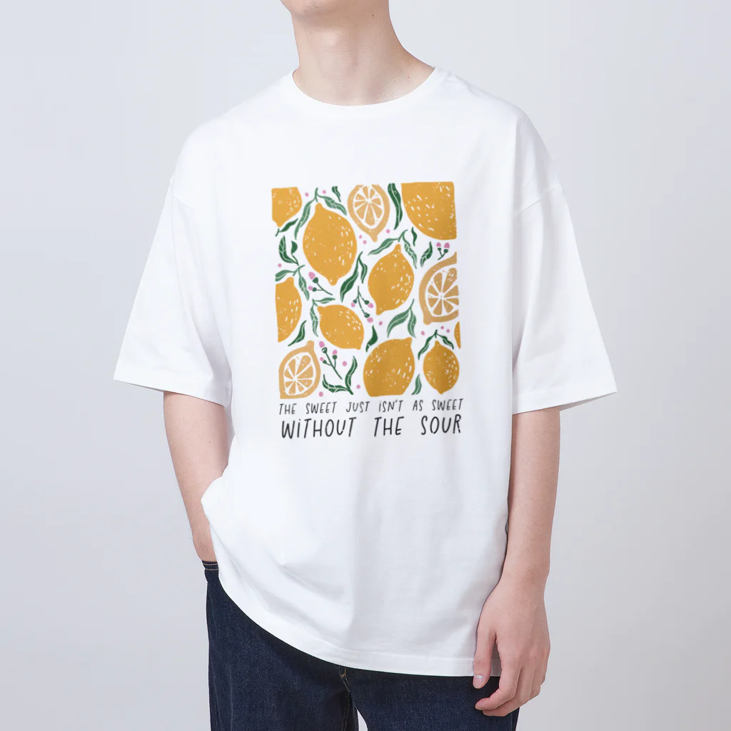 NatureDesignStoreのレトロレモンの哲学 Oversized T-Shirt