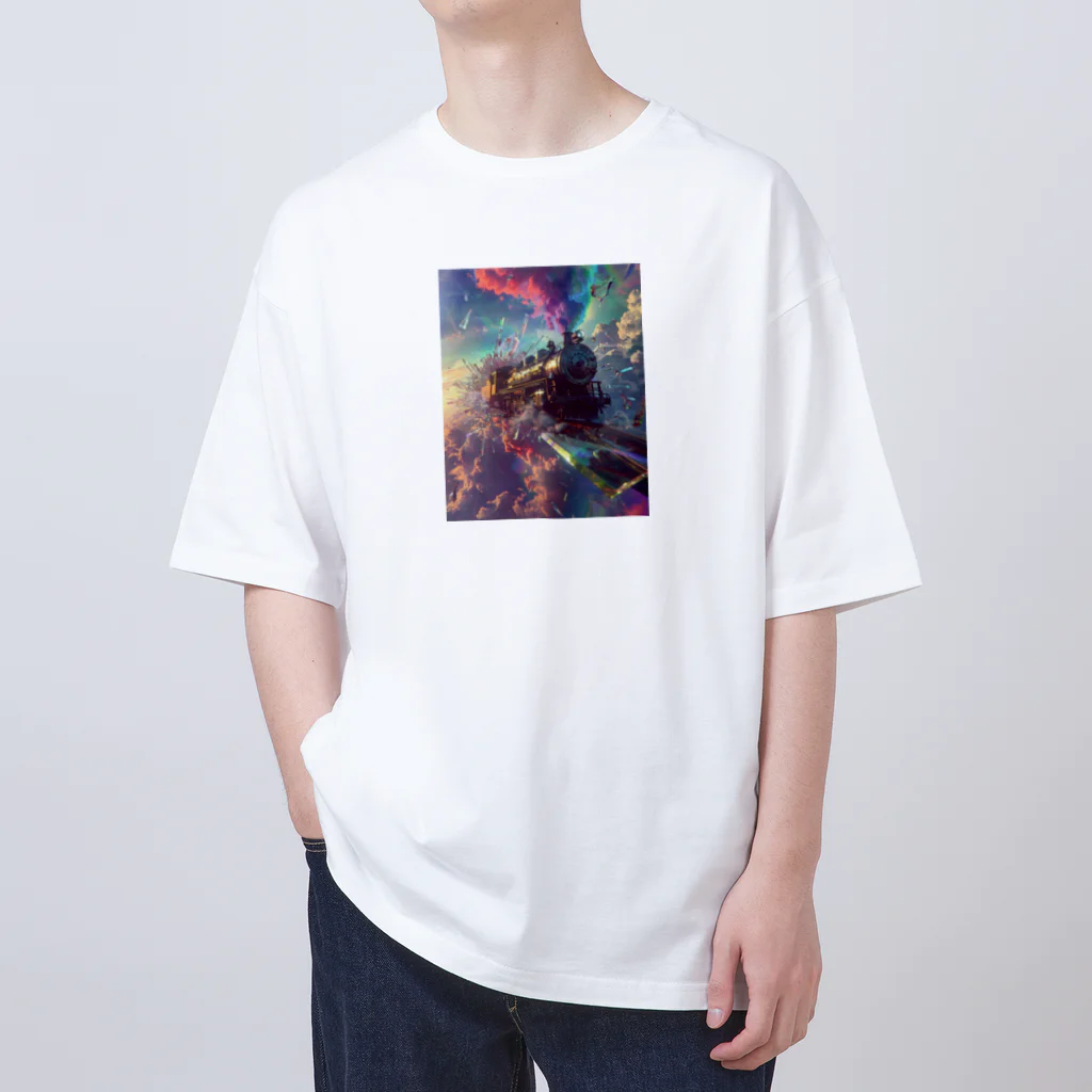 幻想ラボの「ガラスの次元を越える旅」 Oversized T-Shirt