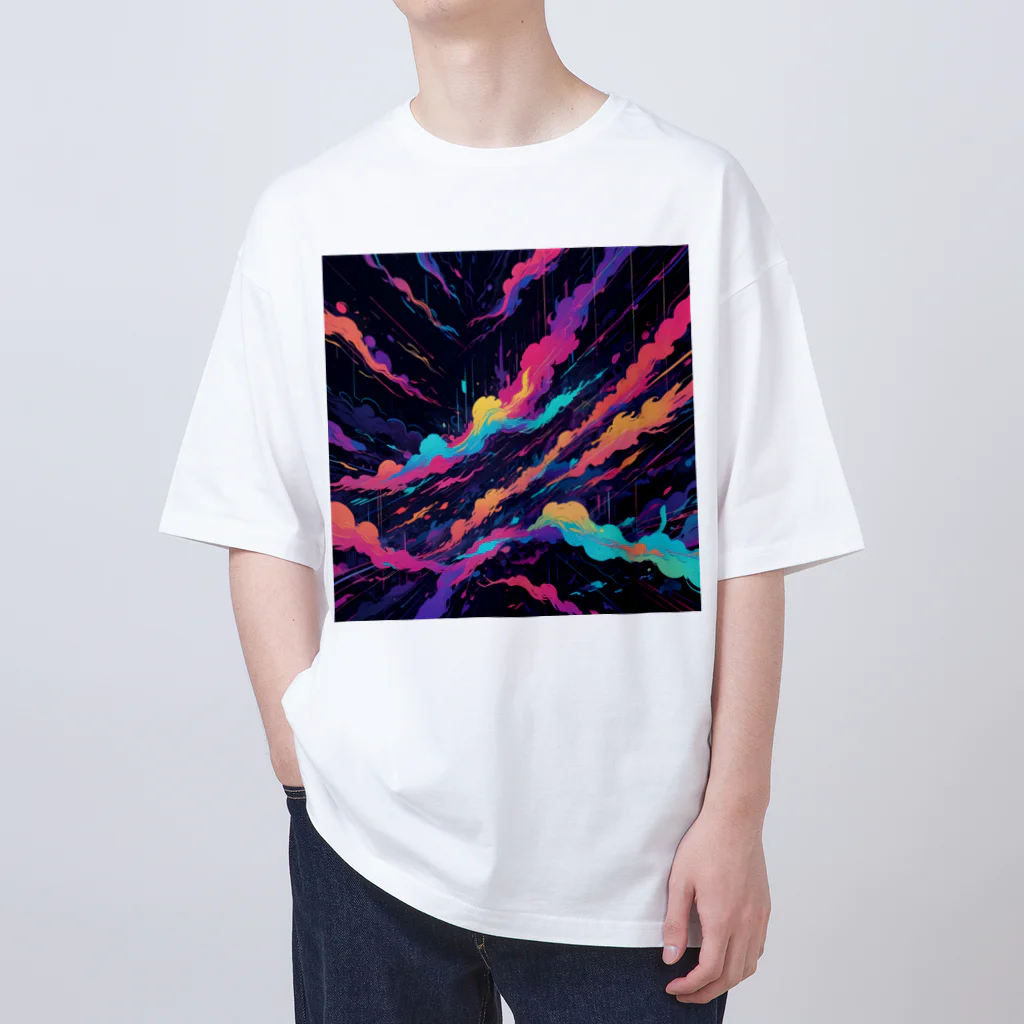 AI Fantasy Art Shopのart of fire③ Oversized T-Shirt