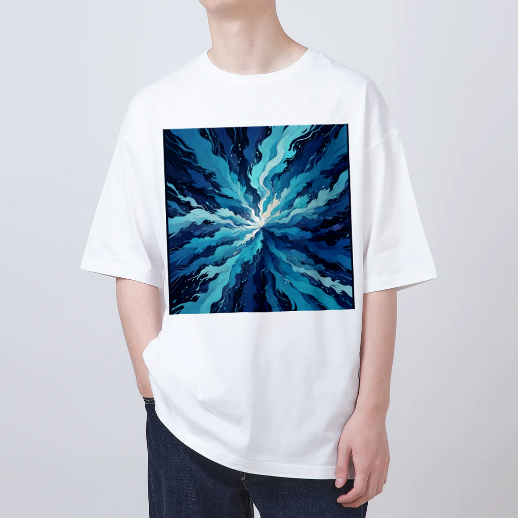 AI Fantasy Art Shopのart of fire④ オーバーサイズTシャツ